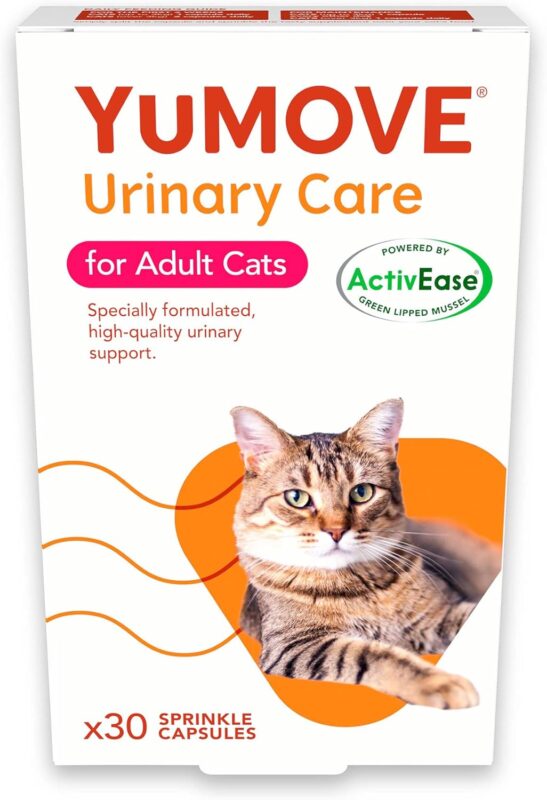 YuMOVE Urinary Care for Adult Cats | Previously YuRELIEVE | Urinary and Bladder Support with Natural Ingredients | 30 Sprinkle Capsules